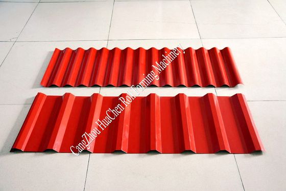 Farbstahlplatten-Doppelschicht-Rolle, die Breite der Maschinen-1250mm bildet