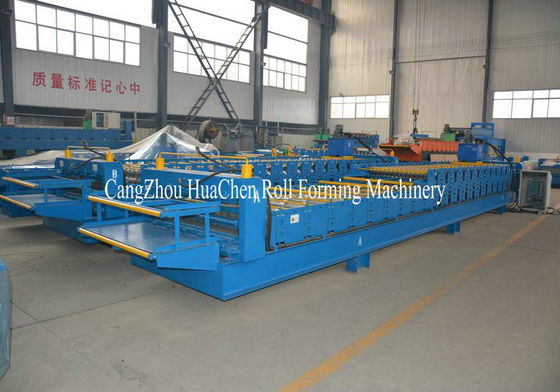 Siemens PLC-Steuerdoppelschicht glasig-glänzende Rolle, die Maschine für Dach bildet