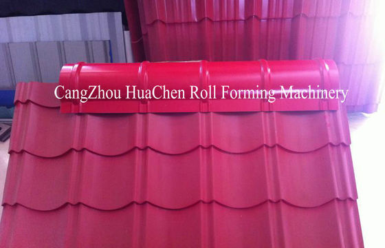 15 Rollen-Stahldach-Ridge-Kappen-Fliesen-Rolle, die Maschine ISO-CER bildet