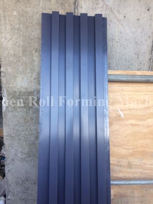 Stahlplatten-Dachblatt, das Maschine, Wand bildet Maschine mit hydraulischem Decoiler herstellt