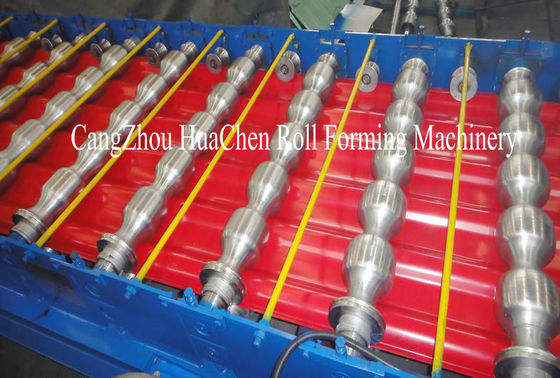 Stahlprofil/Ziegeldach/glasierten die Fliesen-Rolle, die Maschine mit Plc-Kontrollsystem bildet