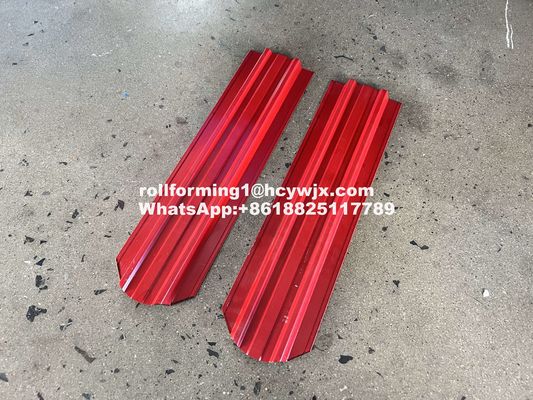 Zaunlatten-Rollformmaschine mit hydraulischer Schneide, SPS-Steuerung und 0,3-0,6 mm Materialstärke