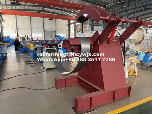 Stand-Typ Doppel-C-Clamping-Beam-Maschinenlinie mit 80mm-Rollenschachtdurchmesser und 14 Stationen