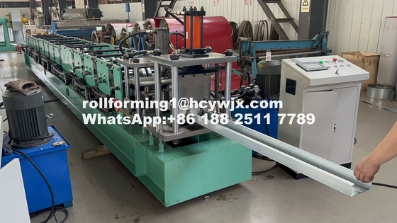 Kettentrieb 1,2 mm Cz Purlin Rollformmaschine effizient