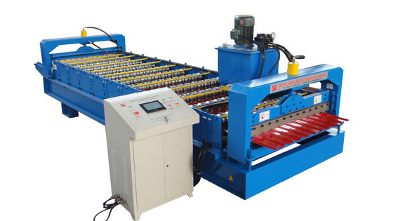 Trapezoide Dach-Wand-Rolle, die Maschinen-Blech-Rollenehemaligen Touch Screen bildet