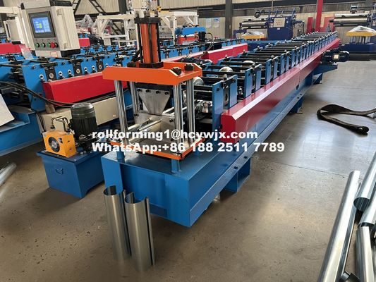 17 Rollenstationen 333mm Halbrunder Rinnenrollenformmaschine