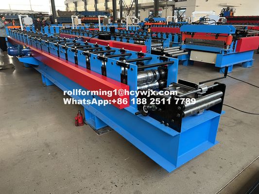 17 Rollenstationen 333mm Halbrunder Rinnenrollenformmaschine