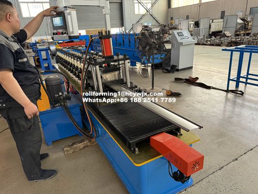 6.5mx1mx1.4m Rollen Tür Roll Formmaschine für kundenspezifische Profile und unterschiedliche Breite