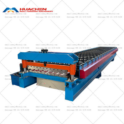 Automatische Trapez-Dachplatten-Dachplattenrolle ehemalige Metallrollenformmaschine Hersteller Typ R101