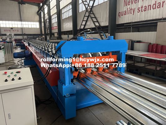 Zuverlässige Belastungsblatt T153-40L-840 Boden Decking Roll Formierung Maschine genau