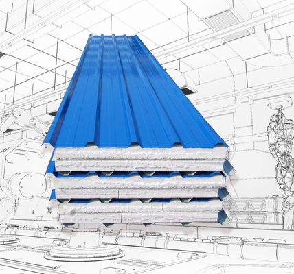 Automatische ENV-Sandwich-Platten-Fertigungsstraße mit 6 Reihen 3KW