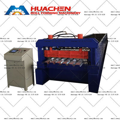 PPGI / GI 1,2 mm Rollenformmaschine für Bodendecks