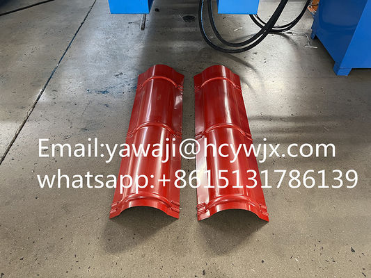 3 Farbstahlblech-Kappe der Phasen-400mm, die Maschinen-/Rollenform-Ausrüstung bildet