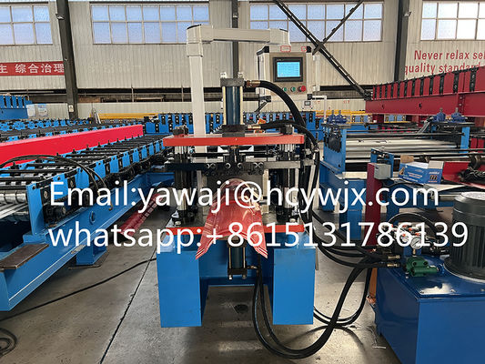 3 Farbstahlblech-Kappe der Phasen-400mm, die Maschinen-/Rollenform-Ausrüstung bildet