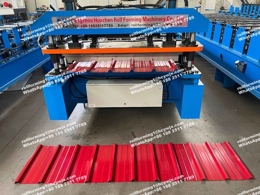 Äthiopien 600 PLC Steuerungssystem Dachblechherstellungsmaschine Eisenwalzmaschine