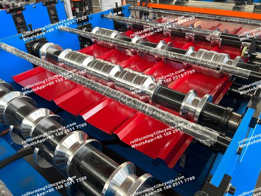 Äthiopien 600 PLC Steuerungssystem Dachblechherstellungsmaschine Eisenwalzmaschine