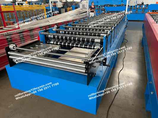 Stahlsilo PPGI runzelte die Rolle, die Maschine für 0.7mm Dach-Blatt bildet