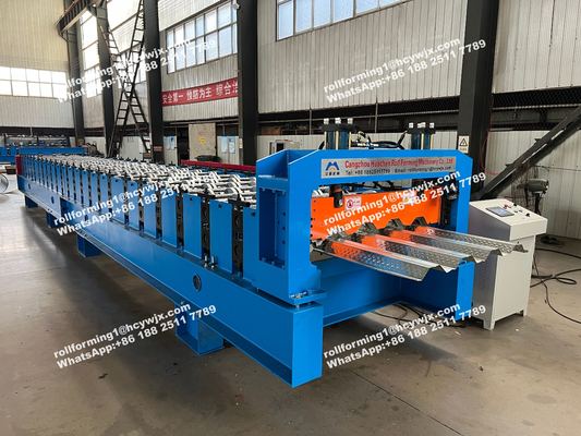 Stahl-Deckwalzformmaschine für Bodendeckbleche Philippinen 1220mm