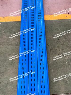 PLC-gesteuerte, farbbeschichtete Wandpaneel-Rollformmaschine für Brüstungen mit 0,3-0,6 mm Dicke und 15 Walzenreihen