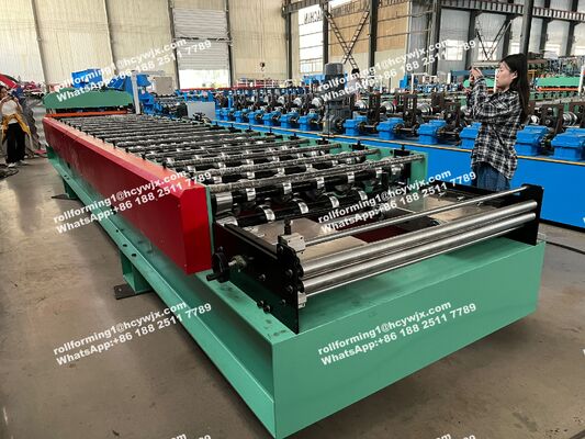 1220mm Breite 4m/min Kapazität Glasfliesen Rollformmaschine mit 15 Jahren Lebensdauer für moderne Villen