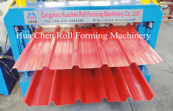 Formung Maschinen-Wellen-Durchmesser 76mm von der Geschwindigkeits-8-12m/Min Double Layer Roof Forming