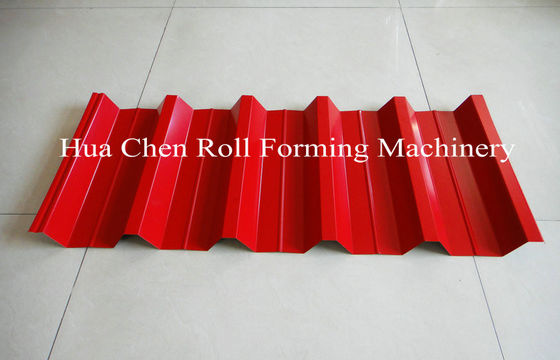 Fliese walzen der hydraulischen Kraft-7.5Kw und Dach-Doppelschicht die Formung der Maschine mit CER kalt