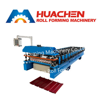 Trapezförmige Dachziegel-Rollformmaschine, Stehfalz-Dachwalzen