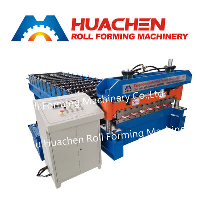 Hochwertige Stahlplattenformmaschine / trapezförmige Ibr-Dachplattenformmaschine und Walzmaschine