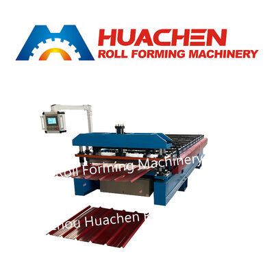 Vollautomatische Maschine zur Herstellung von Metall-Golfdachplatten Maschine zur Herstellung von Dachplatten