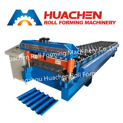 Trapezförmige Dachziegel-Rollformmaschine, Stehfalz-Dachwalzen