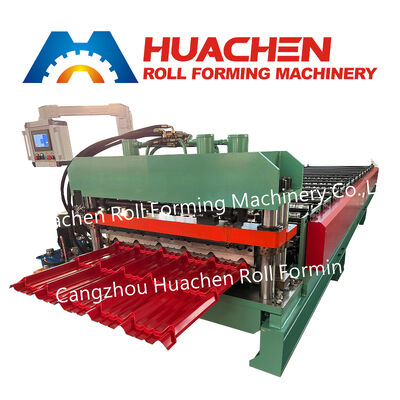 Maschine zur Herstellung von Stahlfliesen mit Rollenform
