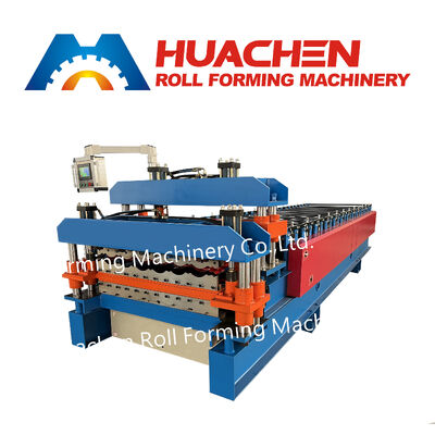 Vollautomatische Trapezblech-Rollformmaschine für Metalldachplatten