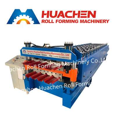 Vollautomatische Farb-Stahl-Verglasungsteile-Metall-Farbe-Stahl-Dünndachplatten-Rollformmaschine