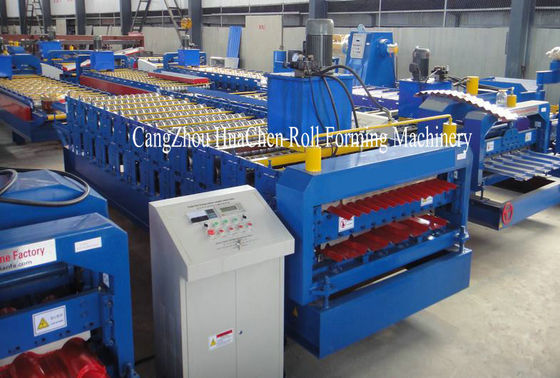 Automatische galvanisierte Stahldoppelschicht-Rolle, die Maschine mit 380V 50Hz bildet