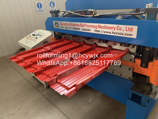 Ketten-Antriebs-Fliesen-Profil-Doppelschicht-Rolle, die Maschine bildet