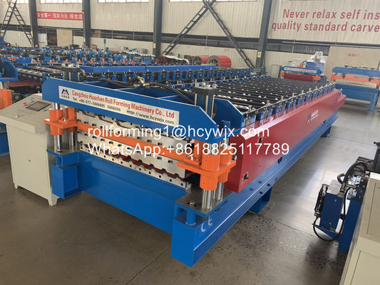 IBR-Metall, welches die Doppelschicht-Rolle bildet Maschine überdacht