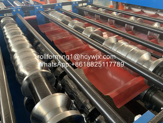 IBR-Metall, welches die Doppelschicht-Rolle bildet Maschine überdacht