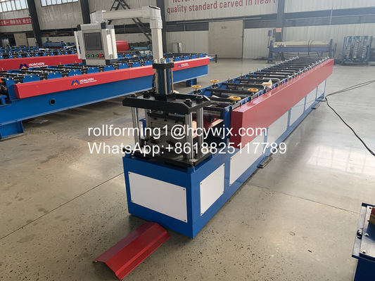 0.3mm Metalldach PPGI GI Ridge Cap Roll Forming Machine