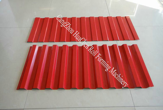 Farbige Metallwand-Profil-Doppelschicht-Stahldeckungs-Rolle, die Maschine PLC-Steuerung bildet
