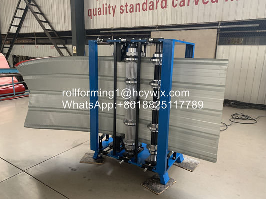 Ppgi-Gi 6m/Min Roof Sheet Crimping Machine Plc-manuelles Verbiegen